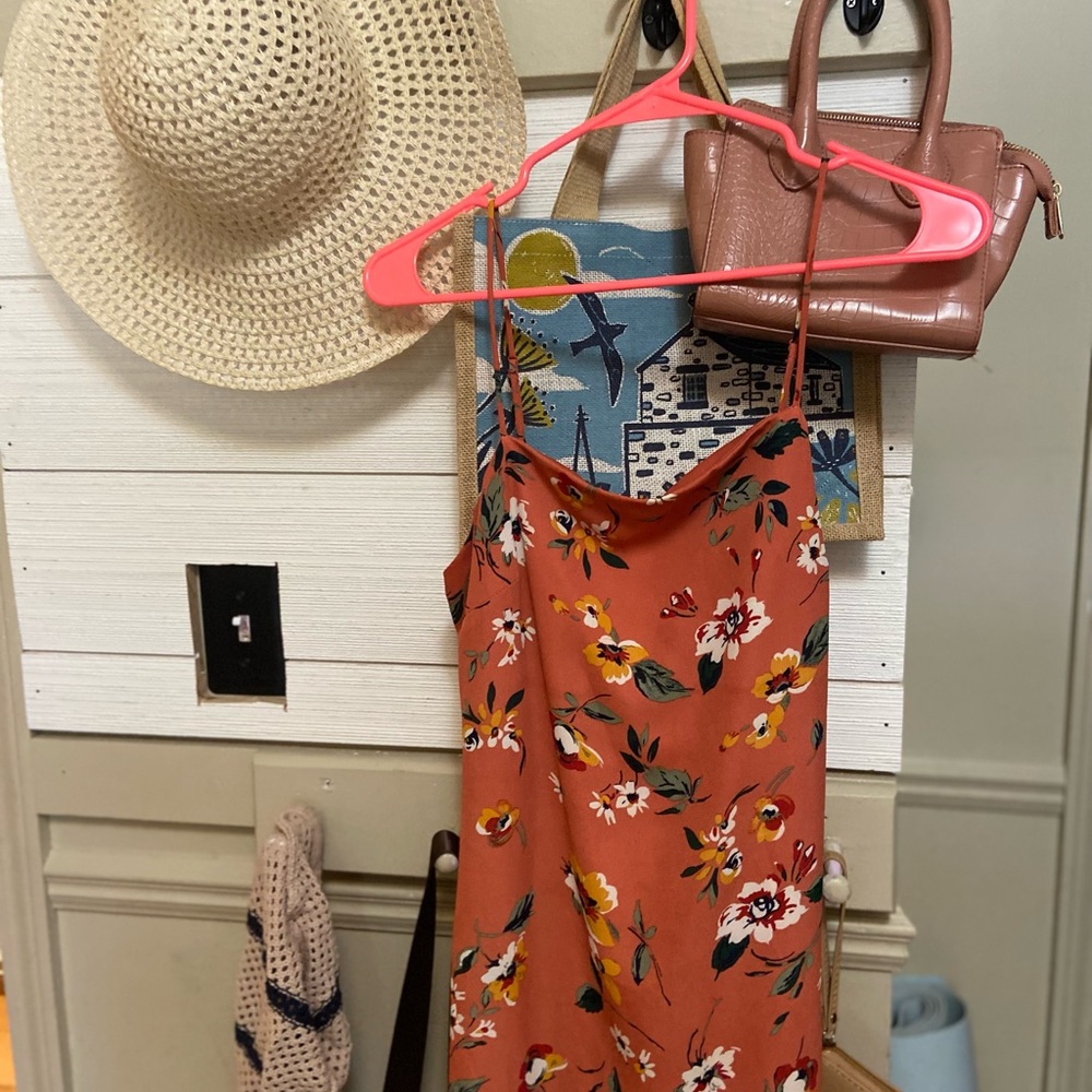 Floral Spaghetti Strap Dress